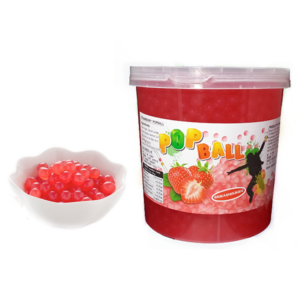 Strawberry Popping Boba