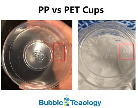 PP or PET Cups - BubbleTeaology