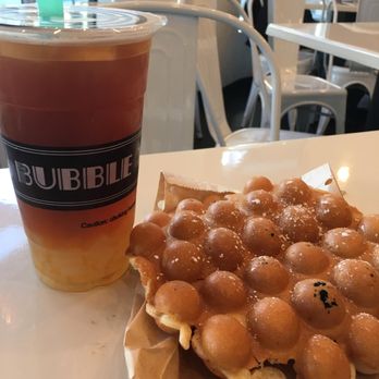 Ramen, egg waffle and bubble tea, what more could one want? 😌 . . . . . .  . #shopping #bubbletea #style #hair #fashion #lv #happy #food…