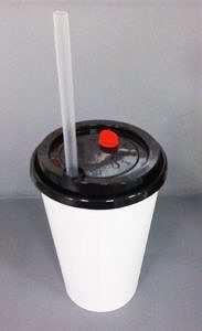 Stopper Lid Fat Jumbo Straw