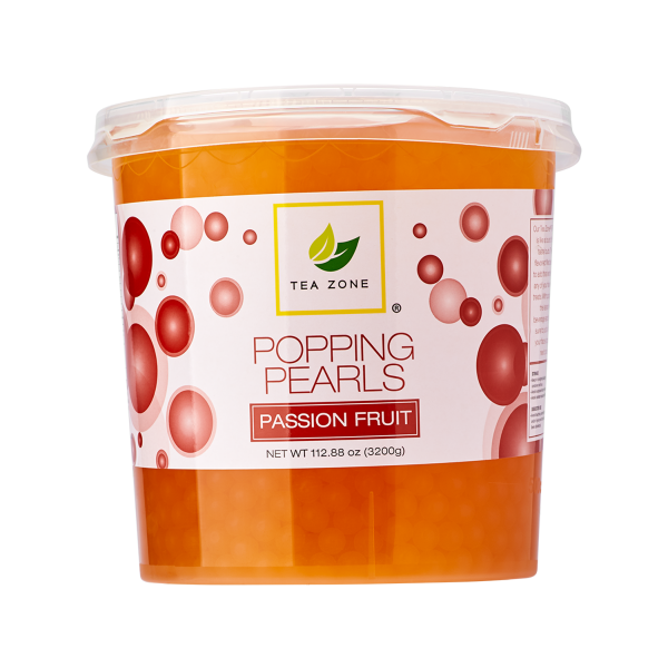 Tea Zone Passion Fruit Popping Pearls x 4 | BubbleTeaology