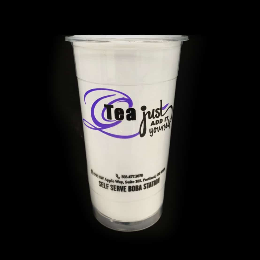 Custom logo reusable 700ml disposable plastic boba tea cups with