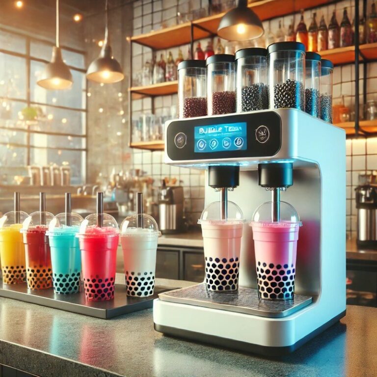 How to set up a bubble tea shaker machine