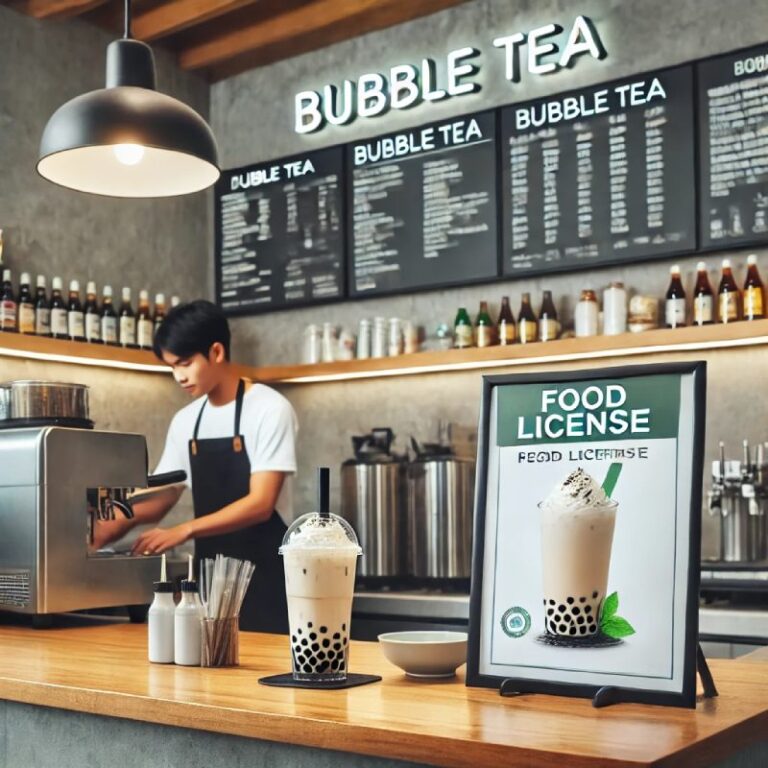 Do you need a food license to sell bubble tea