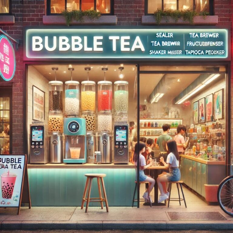 What equipment do I need to start a bubble tea business