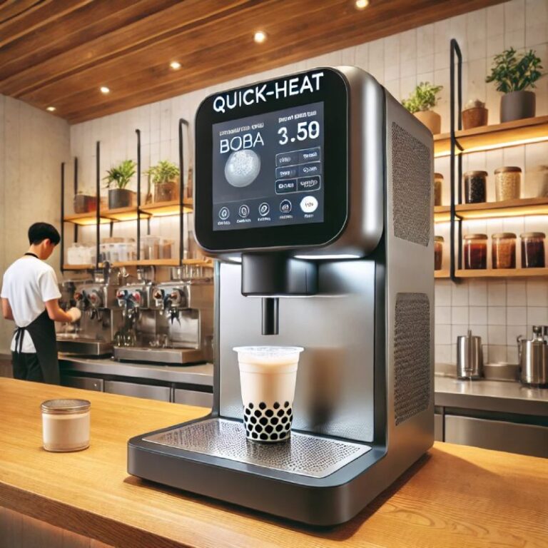 Quick-heat boba machines